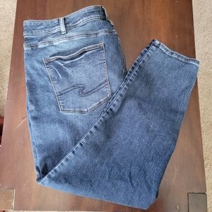 Silver Jeans Avery Skinny Size 22